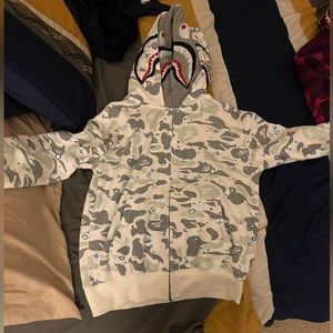 A bathing ape bape hoodie Large
